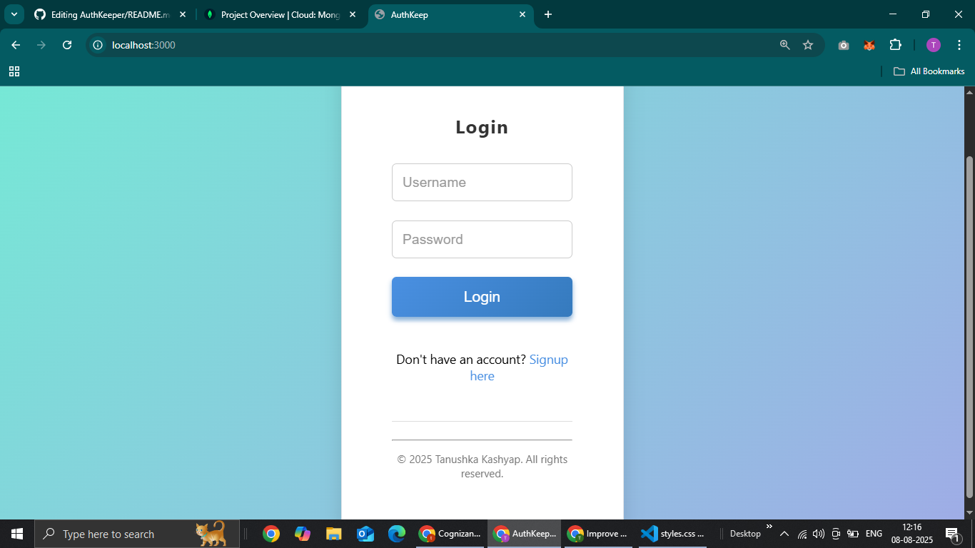 AuthKeeper